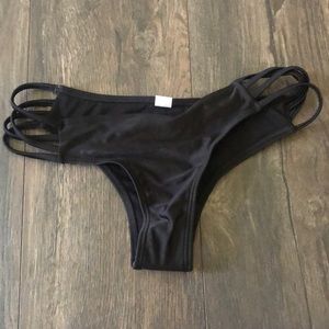Black bikini bottoms